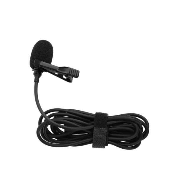 Clip On Single Microphone 3.5mm | Mic With 3.5mm Output Jack For Iphone Android DSLR Pc Laptop