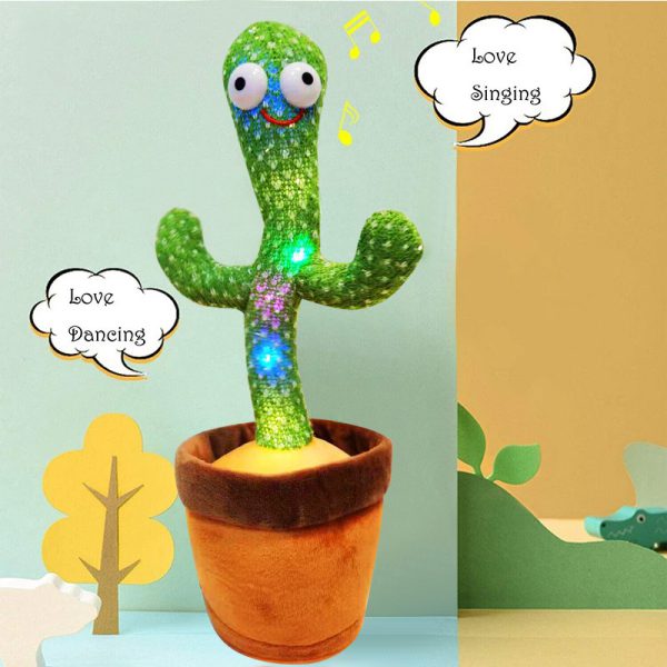 Dancing, Talking Cactus | Tree Cactus Plush Toy For Children, Kids Or Toddlers