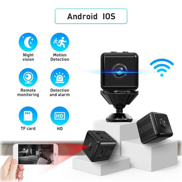 X9 1080p HD 2mp Magnetic Wifi Mini Camera Ftycampro App