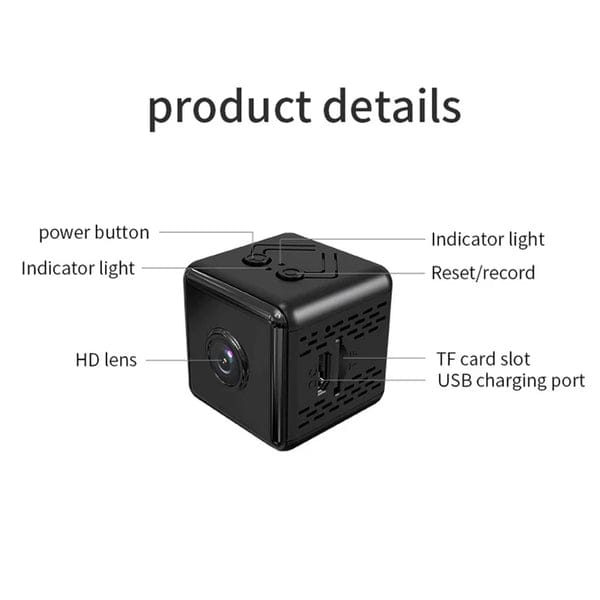 X9 1080p HD 2mp Magnetic Wifi Mini Camera Ftycampro App